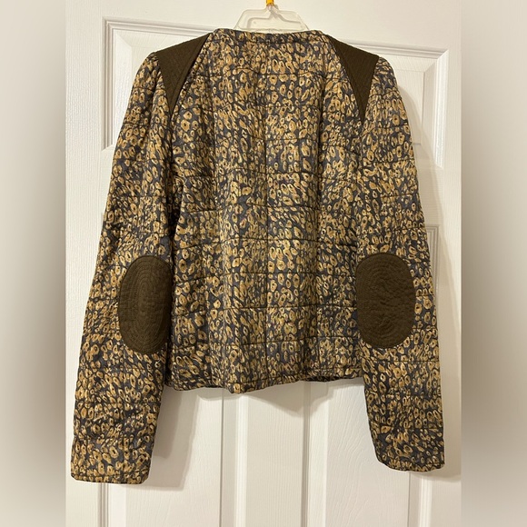 wilfred Quilted Leopard Print Jacket - Sz 6 - Picture 7 of 7